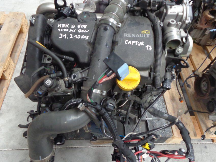 MOTOR RENAULT CAPTUR 2013 1500dci 90cv 31