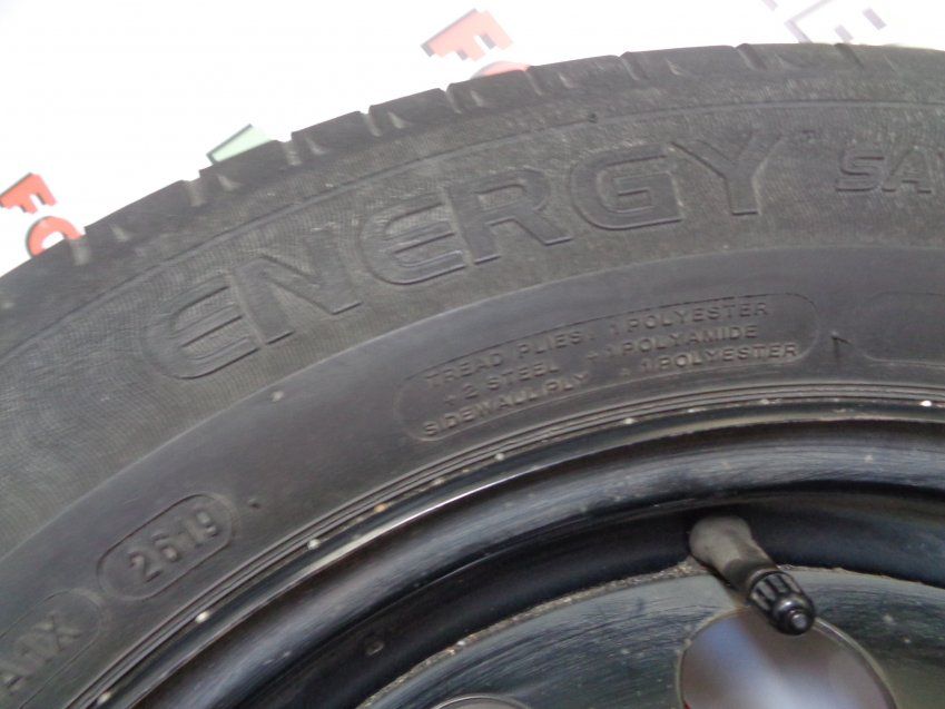 RUEDA SUPLENTE CITROEN BERLINGO 2019 NEUMATICO USADO MICHELIN ENERGY 205/60R16 96H   6 1/2JX16H2 SEMANA 2619