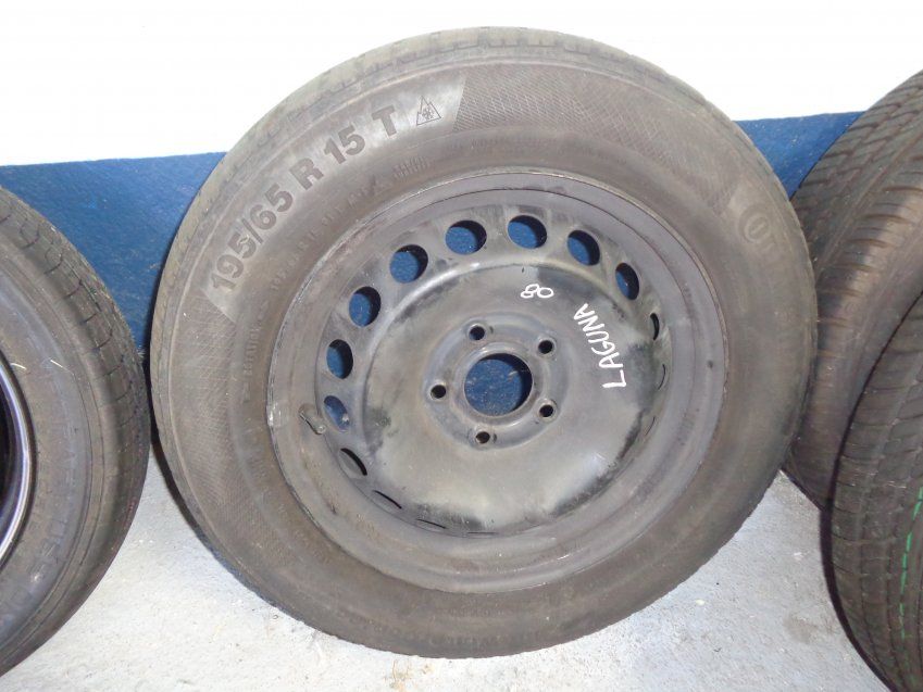 RUEDA REPUESTO RENAULT LAGUNA III 2008 195/65 R15 91T NEUMATICO CONTINENTAL