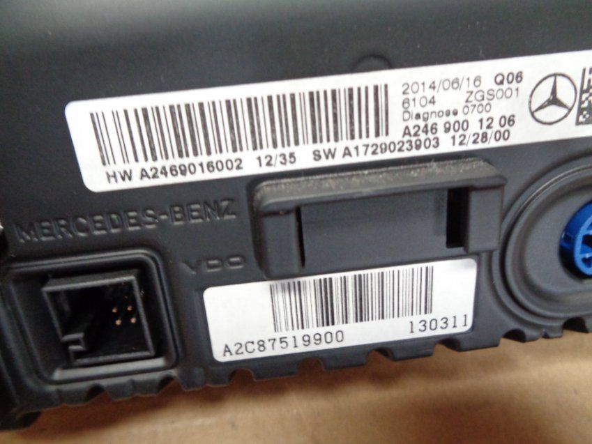 RADIO / SISTEMA NAVEGACION MERCEDES CLA 2014 W117