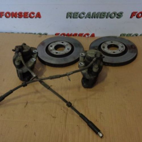 DISCOS Y PINZAS FRENO DELANTEROS PEUGEOT 2008 II 2020 1200 Gasolina 130cv 16
