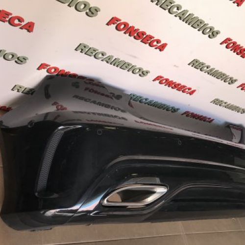 PARAGOLPES TRASERO AMG MERCEDES A 2017 RESTYLING CON SENSORES PARKING Ref