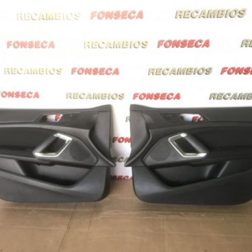 3 TAPIZADOS PUERTAS PEUGEOT 308 SW 2014   LOS 2 DELANTEROS Y TRASERO DERECHO