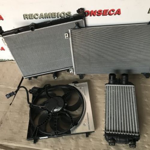 RADIADORES Y ELECTRO VENTILADOR PEUGEOT 2008 2020 1.2 gasolina Ref AC 9825371480   Ref. Intercooler 9824742280   Ref Electro 9827752980