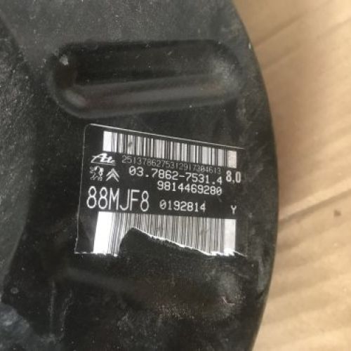 SERVOFRENO / BOMBA FRENO PEUGEOT 308 II 1.6hdi 120cv Ref. Servofreno 9814469280 / Ref. Bomba 9807651580