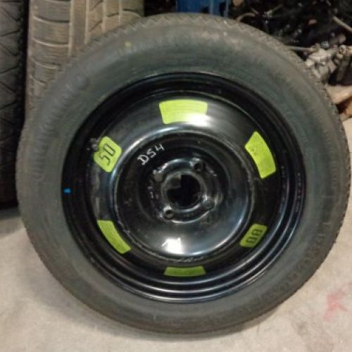 RUEDA REPUESTO CITROEN DS4 2011 GALLETA ET10 125/85 R16 99M NEUMATICO CONTINENTAL NUEVO