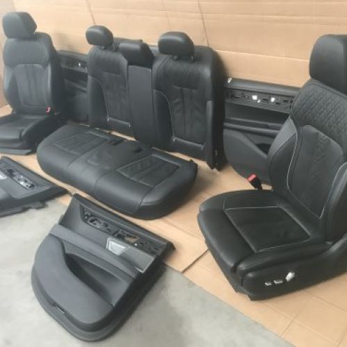 ASIENTOS CON TAPIZADOS BMW SERIE 7 2018 G11 PACK M   Delanteros totalmente electricos, con 2 memorias, calefactables y ventilados. Traseros calefactables