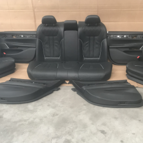 ASIENTOS CON TAPIZADOS BMW SERIE 7 2018 G11 PACK M   Delanteros totalmente electricos, con 2 memorias, calefactables y ventilados