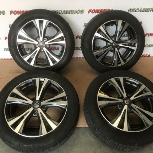 LLANTAS EN 18" NISSAN QASHQAI 2019 J11 NEUMATICOS CONTINENTAL 215/55R18 99V 18X7J