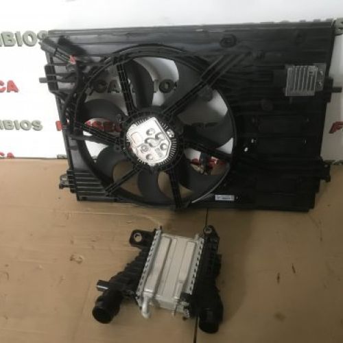 RADIADOR INTERCOOLER Y ELECTRO VENTILADOR CON CARCASA RENAULT KADJAR 2019 1