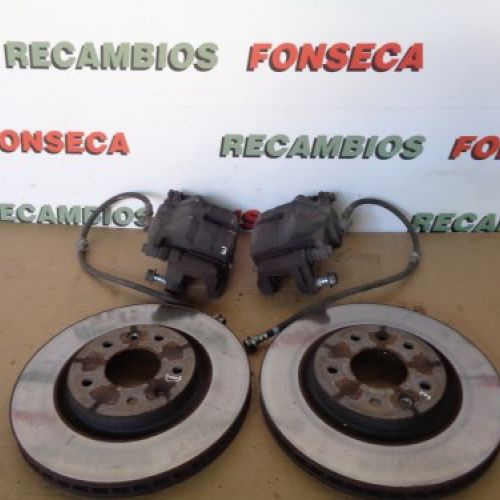 DISCOS Y PINZAS FRENO DELANTEROS NISSAN QASHQAI 2017 J11 1500dci 110cv