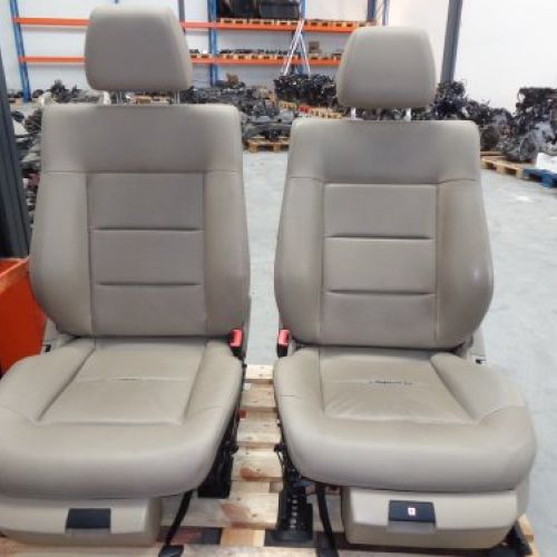 ASIENTOS MERCEDES BENZ CLASE E 2011 W212 Modelo Ranchera   De Cuero Beige   Conductor totalmente Eléctrico