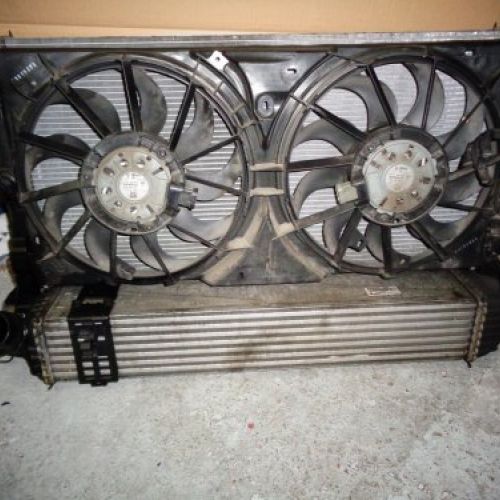 CONJUNTO DE 3 RADIADORES Y ELECTRO VENTILADOR RENAULT LAGUNA III 2011 2