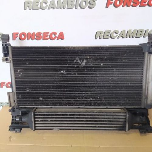 CONJUNTO DE 3 RADIADORES CON ELECTRO VENTILADOR OPEL CORSA D 2010 1