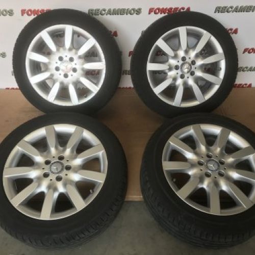 LLANTAS MERCEDES BENZ EN 18" CLASE S 2007 W221 9.5JX18 ET43   255/45R18 99Y ORIGINALES A2214011902     Cambiar Neumáticos