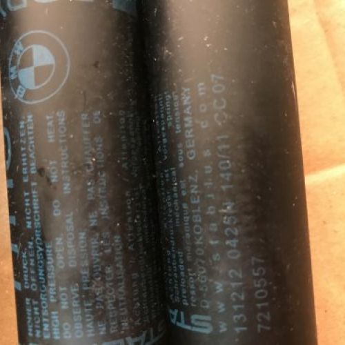 AMORTIGUADORES MALETERO ELECTRICOS + INSTALACION + AMORTIGUADORES CAPO BMW SERIE 5 TOURING 2011 F11 Ref. 51244875383